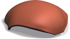 BENDERS Hřebenáč rozdělovací -  barva dle tašky základní - třpytivý povrch Brilinat